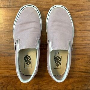 Vans Light Pink Slip-On Shoes